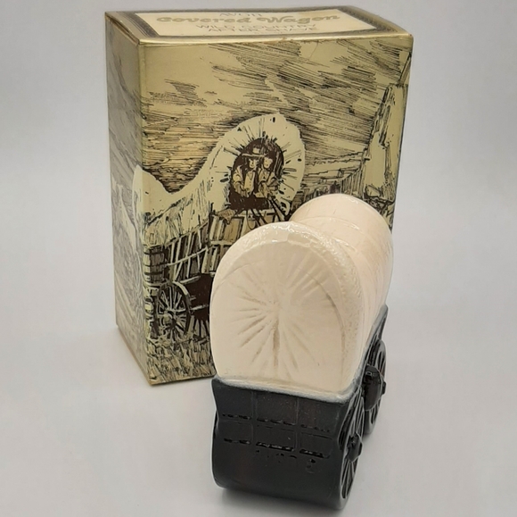 Vintage Avon Covered Wagon Wild Country After Shave Full 6oz With Box NOS - Picture 4 of 7
